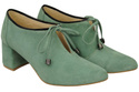 Women's shoes Low shoes Natural leather velor 183 ElitaBut