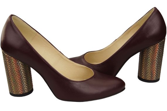 Women's shoes Pumps Natural leather 194 ElitaBut