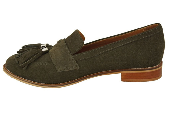 Shoes Women's loafers Natural Leather Velor 134 ElitaBut