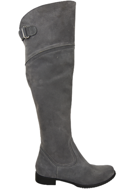 Shoes Boots Women Boots Over-the-knee boots Over-the-knee natural leather Velor 154 ElitaBut