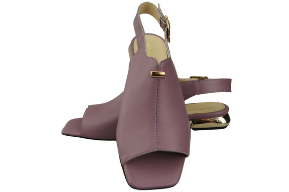 Comfortable Women's Shoes Sandals Flat Gold Heel Natural Leather 207 ElitaBut