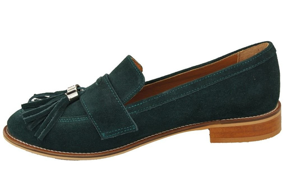 Shoes Women's loafers Natural Leather Velor 134 ElitaBut