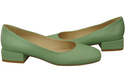 Comfortable Women's Shoes Flat Pumps, Natural Leather 204 ElitaBut