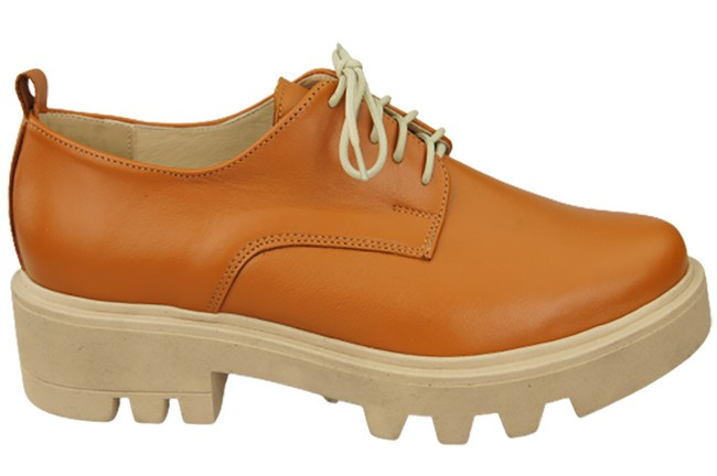 Women's shoes Lace-up leather Natural 180 ElitaBut