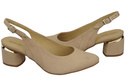 Women's Sandals in Natural Suede Leather - Elegance and Comfort 196 Z ElitaBut