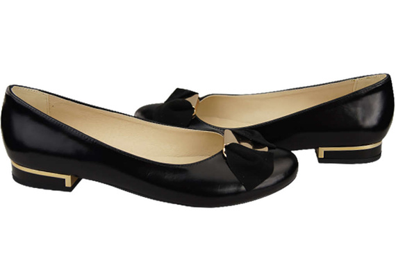 Women's Ballerinas Shoes Natural Leather 894 ElitaBut