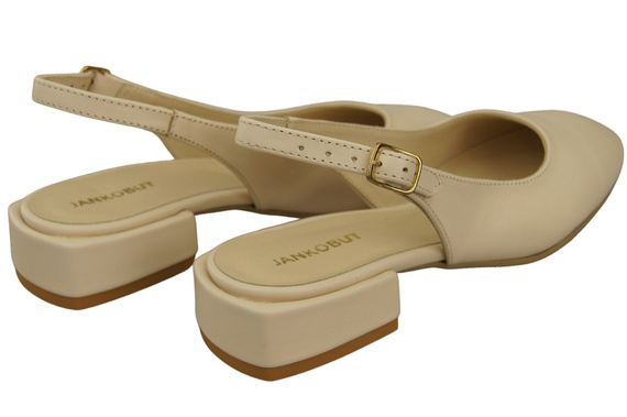 Women's Shoes Sandals Flat Heel Natural Leather 206 ElitaBut