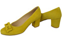 Women's shoes Pumps Natural leather suede 163 ElitaBut