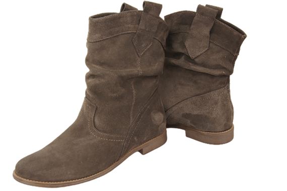 Shoes Women's boots Saszki Winter natural leather velor 117 Z ElitaBut