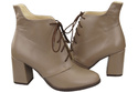 Shoes Boots Women Lace-up Spring / Fall natural leather 174 L ElitaBut