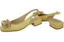Women's Shoes Sandals with Crystals Natural Leather 215 ElitaBut