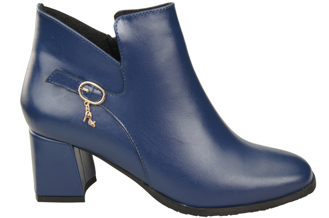 Women’s Ankle Boots ElitaBut 226 Genuine Leather, Insulated, Square Toe, Block Heel