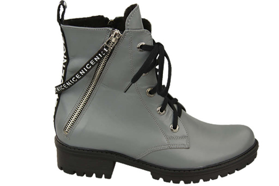 Footwear Boots Women's boots with the inscription NICE Natural Leather 173 Z ElitaBut