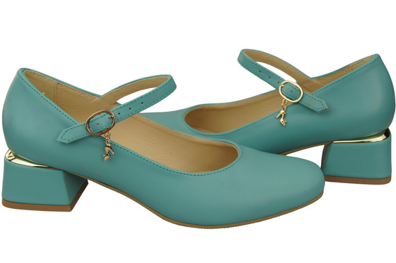 Women's shoes Pumps with a strap, natural leather 202 ElitaBut