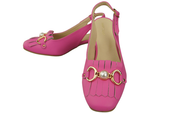 Women's Shoes Sandals Decorated with Fringes Natural Leather 208 ElitaBut