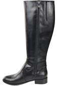 Women’s  leather boots, lined officer boots, flat 225 ElitaBut