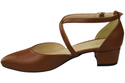 Women’s Leather Sandals  with Straps Low Heel 223 ElitaBut