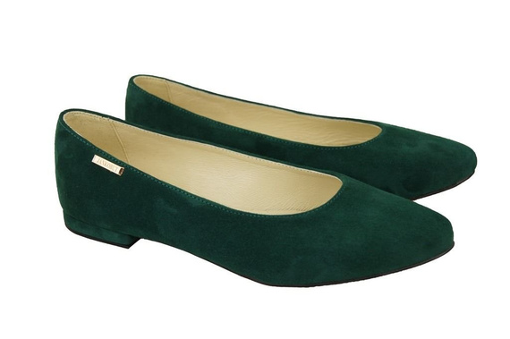 Women's shoes Ballerinas natural leather Suede 131 ElitaBut