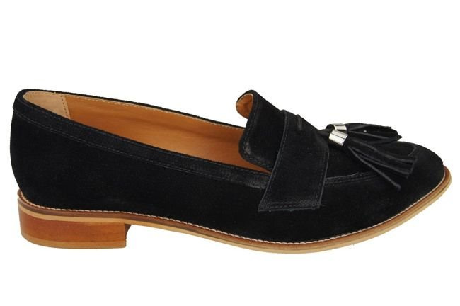 Shoes Women's loafers Natural Leather Velor 134 ElitaBut