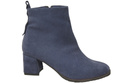 Women’s ankle boots in genuine suede leather, stable block heel, with zipper – 224 ElitaBut