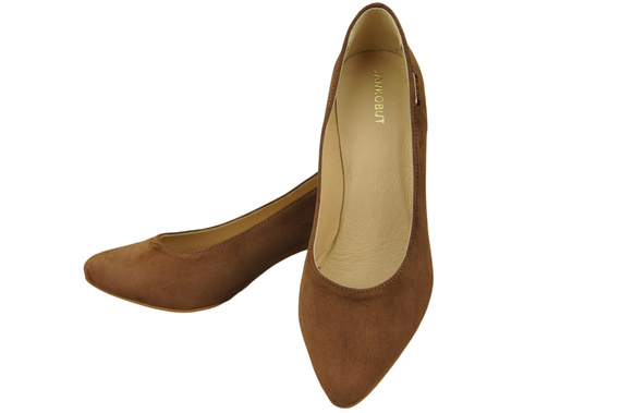 Women's Shoes Pumps Natural Leather Suede 106 ElitaBut