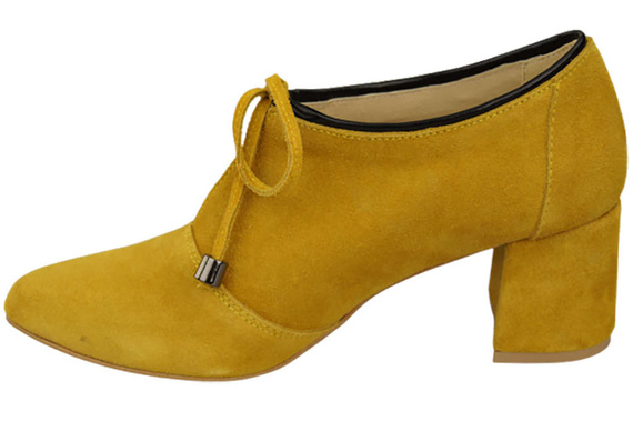 Women's shoes Low shoes Natural leather velor 183 ElitaBut