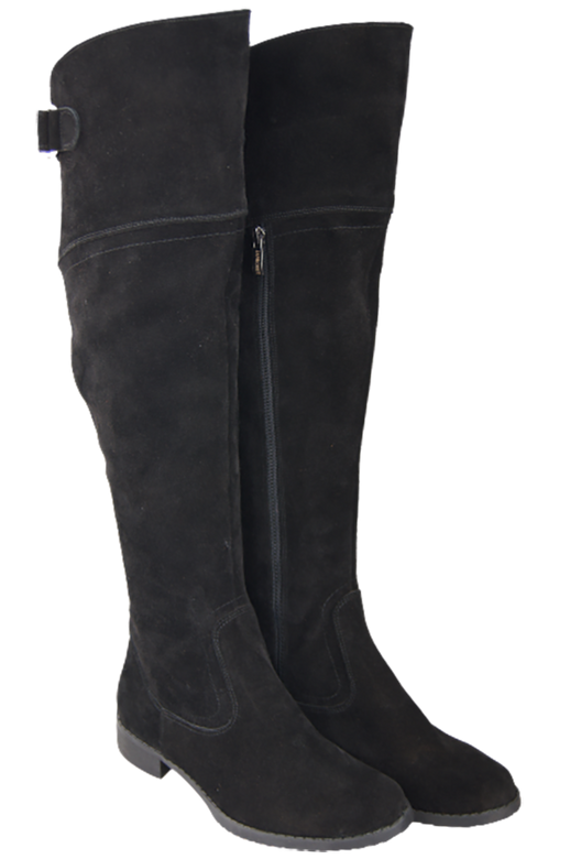 Shoes Boots Women Boots Over-the-knee boots Over-the-knee natural leather Velor 154 ElitaBut