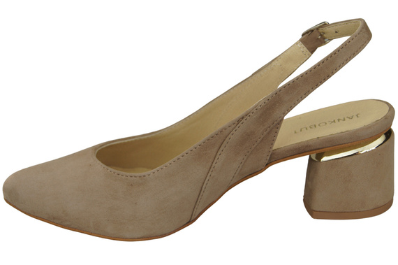 Women's Sandals in Natural Suede Leather - Elegance and Comfort 196 Z ElitaBut