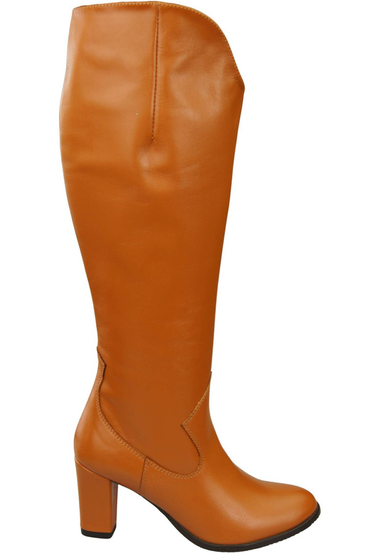 Stylish Footwear Women's Boots On A Heel Natural Leather 211 ElitaBut