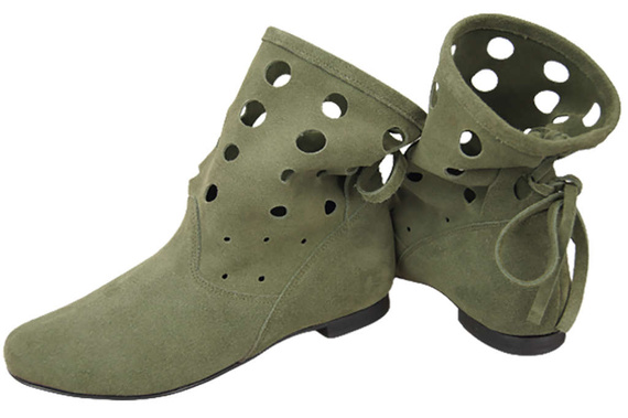 Shoes Boots Women's natural leather velor 160 ElitaBut