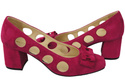 Women's shoes Pumps Natural leather suede 182 ElitaBut