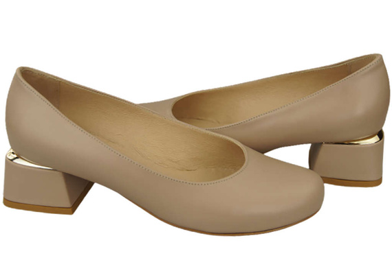 Women's shoes Pumps Natural leather 159 ElitaBut