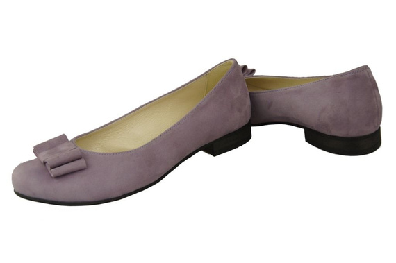 Women's Shoes Ballerinas natural leather Suede 126 ElitaBut