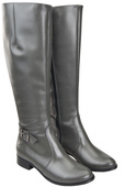 Women’s  leather boots, lined officer boots, flat 225 ElitaBut