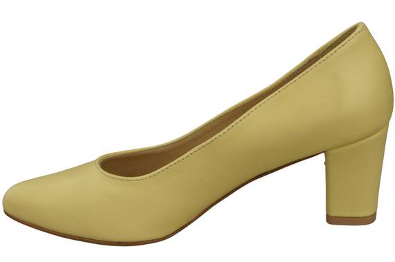 Classic Smooth Pumps Shoes Women's Black Natural Leather 213 ElitaBut