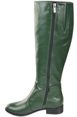 Women’s  leather boots, lined officer boots, flat 225 ElitaBut