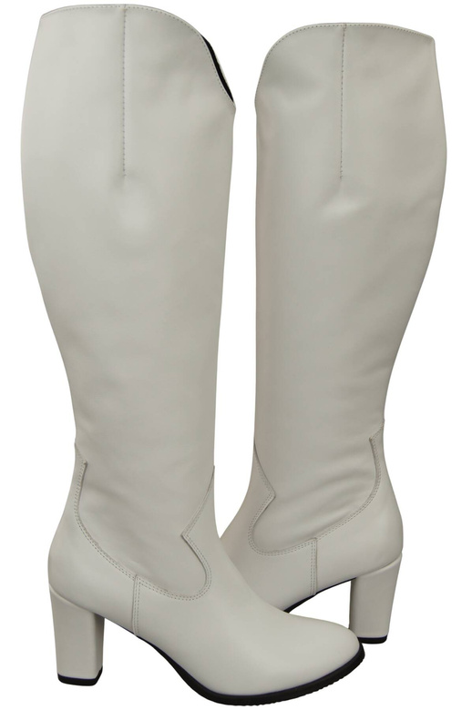 Stylish Footwear Women's Boots On A Heel Natural Leather 211 ElitaBut