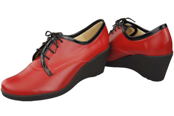 Shoes Women's Brogues On Wedge Natural leather 181 ElitaBut