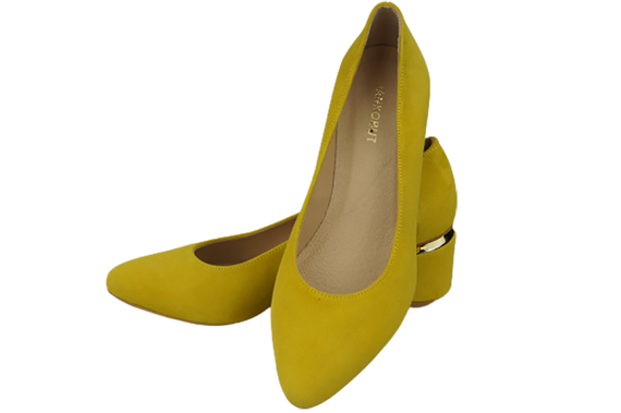 Women's footwear Women's pumps Suede leather 143 ElitaBut