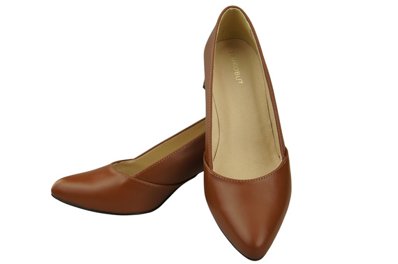 Women’s Pumps Genuine Leather Pointed Toe Heel ElitaBut 221