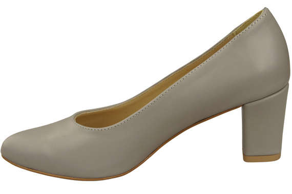 Classic Smooth Pumps Shoes Women's Black Natural Leather 213 ElitaBut