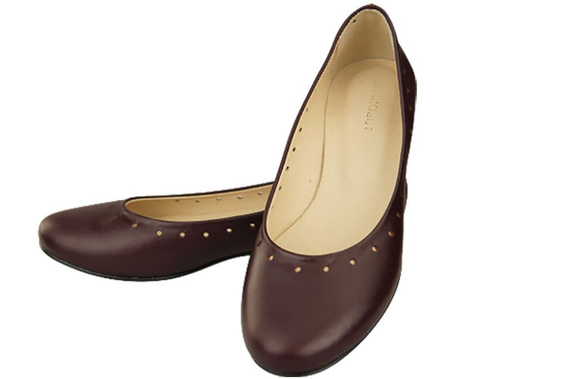 Women's Shoes Comfortable Ballerinas Natural Leather 162 ElitaBut