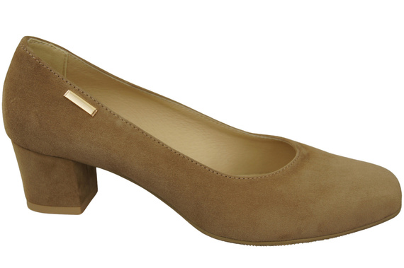 Comfortable Women's Shoes Pumps Natural Suede Leather 172 Z ElitaBut