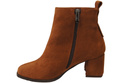 Women’s ankle boots in genuine suede leather, stable block heel, with zipper – 224 ElitaBut
