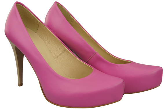 Women's shoes Pumps High heels natural leather 205 ElitaBut