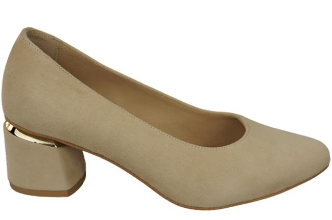 Women's footwear Women's pumps Suede leather 143 ElitaBut