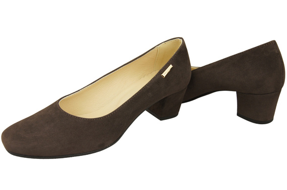 Comfortable Women's Shoes Pumps Natural Suede Leather 172 Z ElitaBut