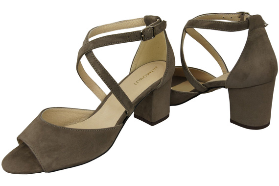 Women's shoes Sandals natural leather Suede 111 ElitaBut