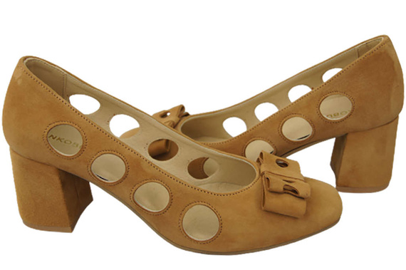 Women's shoes Pumps Natural leather suede 182 ElitaBut