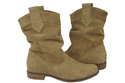 Shoes Women's boots Saszki Winter natural leather velor 117 Z ElitaBut